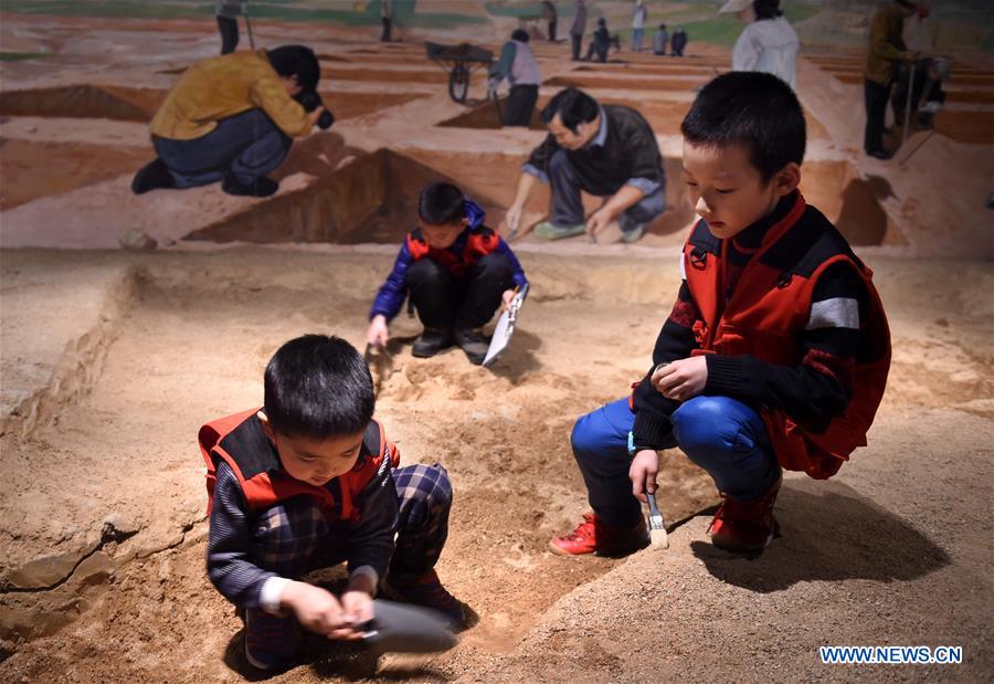 CHINA-JINAN-MUSEUM-ARCHAEOLOGICAL EXCAVATION-SIMULATION (CN)