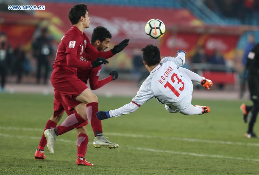 (SP)CHINA-CHANGZHOU-SOCCER-AFC U23 CHAMPIONSHIP-SEMIFINAL-QATAR VS VIETNAM (CN)