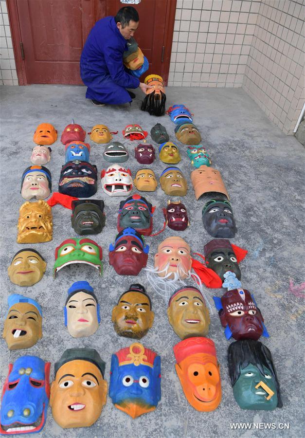 #CHINA-HUBEI-NUO OPERA-MASK MAKER (CN)