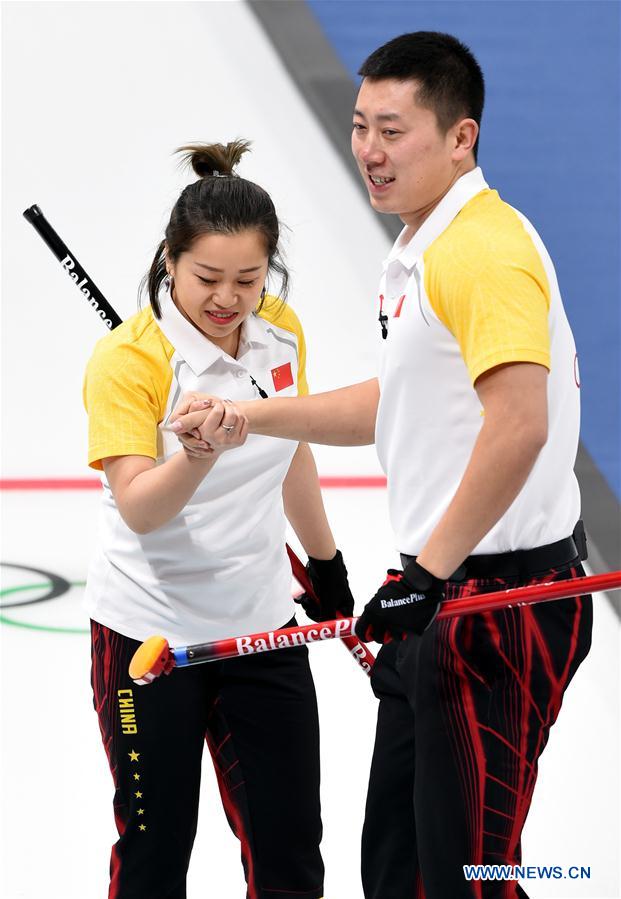 (SP)OLY-SOUTH KOREA-PYEONGCHANG-CURLING-MIXED DOUBLES-CHN VS NOR