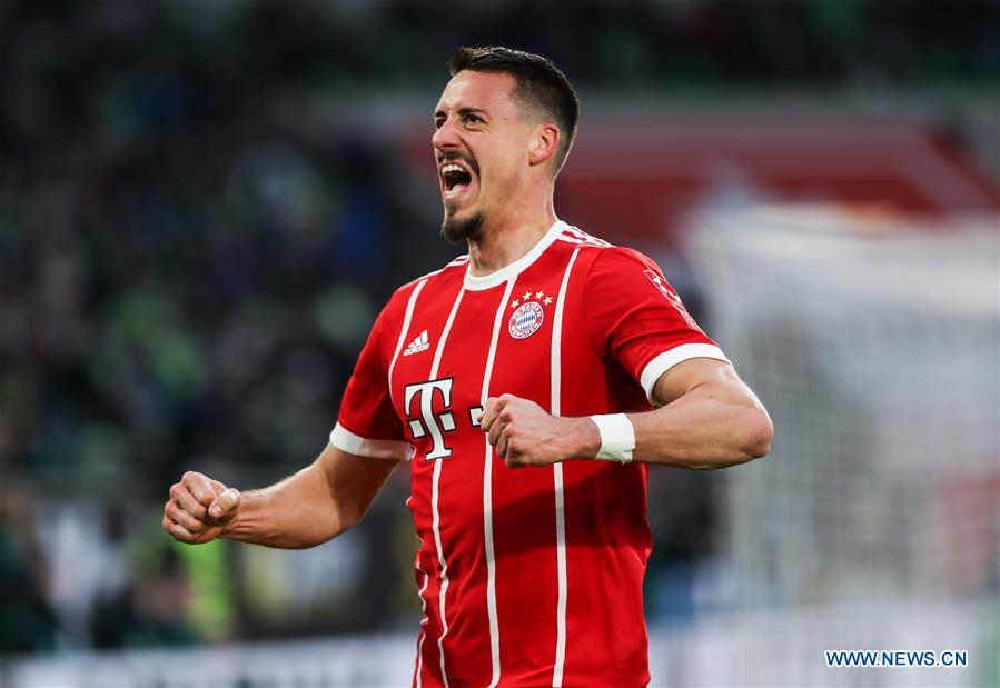 (SP)GERMANY-WOLFSBURG-SOCCER-BUNDESLIGA-WOLFSBURG VS BAYERN MUNICH