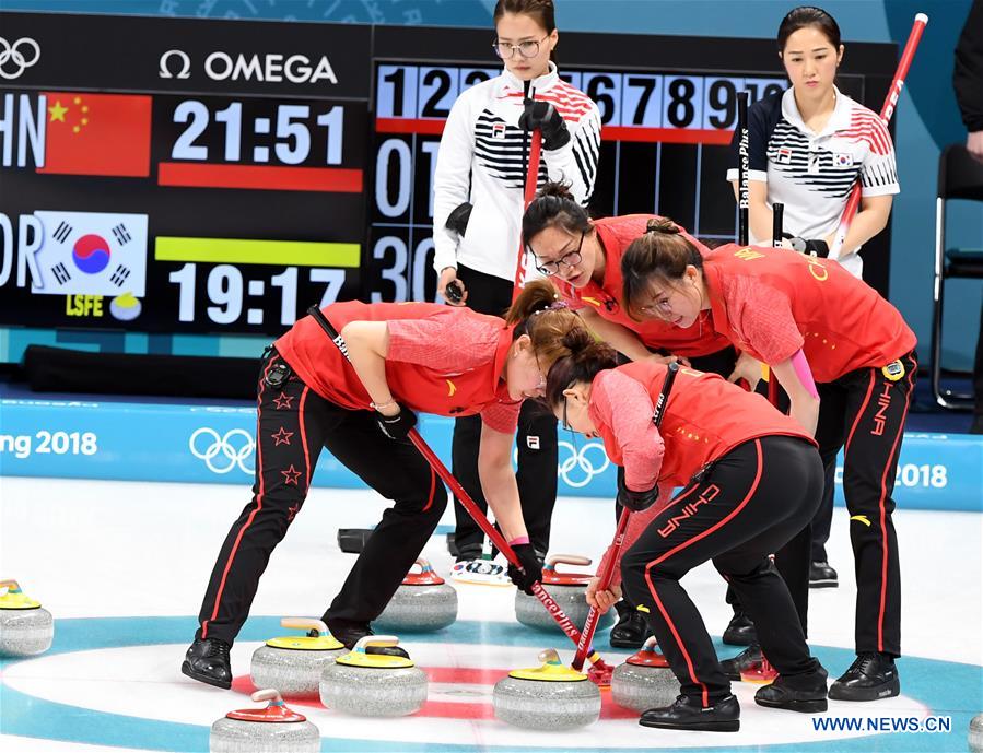 (SP)OLY-SOUTH KOREA-PYEONGCHANG-CURLING-WOMEN-ROUND ROBIN-CHN VS KOR 