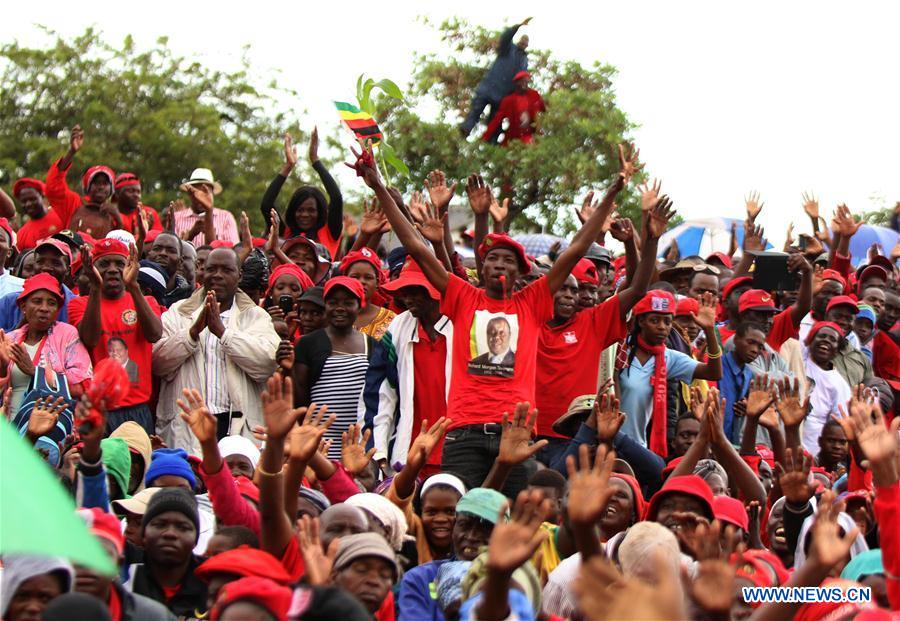 ZIMBABWE-BUHERA-TSVANGIRAI-BURIAL