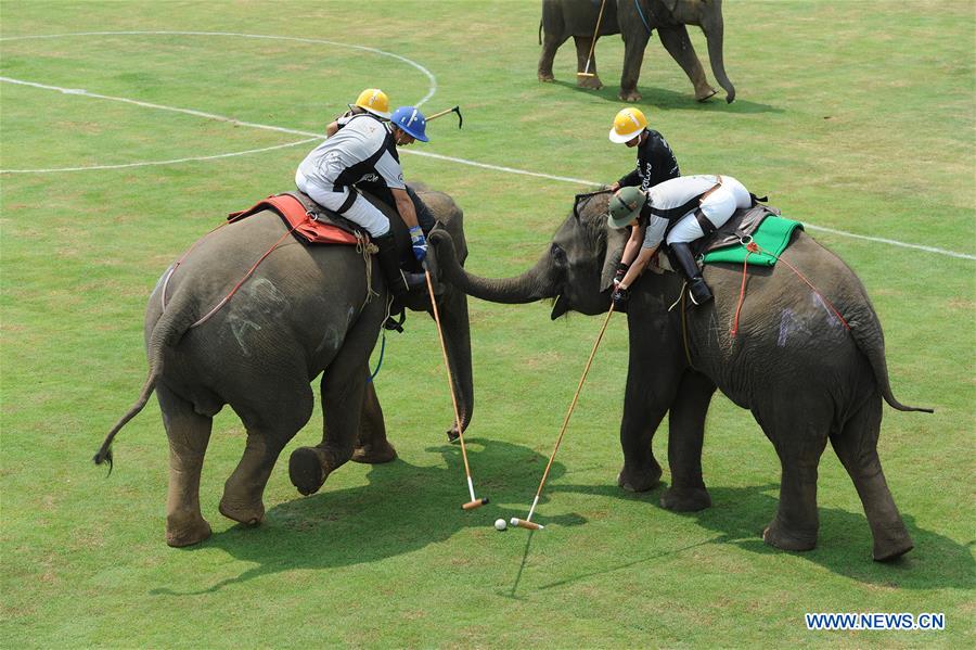 THAILAND-BANGKOK-ELEPHANT POLO