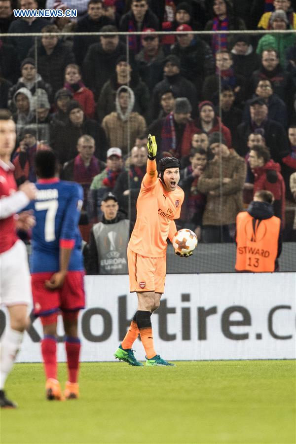 (SP)RUSSIA-MOSCOW-SOCCER-UEFA EUROPA LEAGUE-QUARTERFINAL-CSKA VS ARSENAL