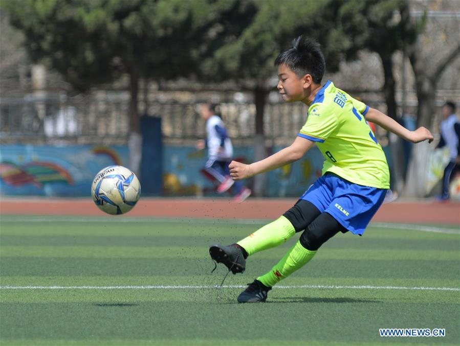 #CHINA-SHANDONG-QINGDAO-SCHOOL-FOOTBALL TRAINING(CN)