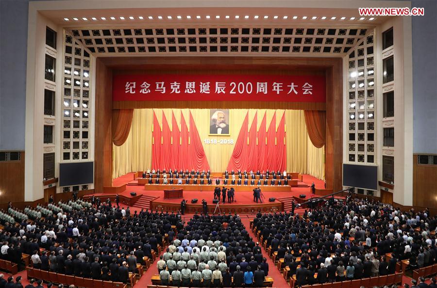 CHINA-BEIJING-MARX-BIRTH ANNIVERSARY-CONFERENCE (CN)