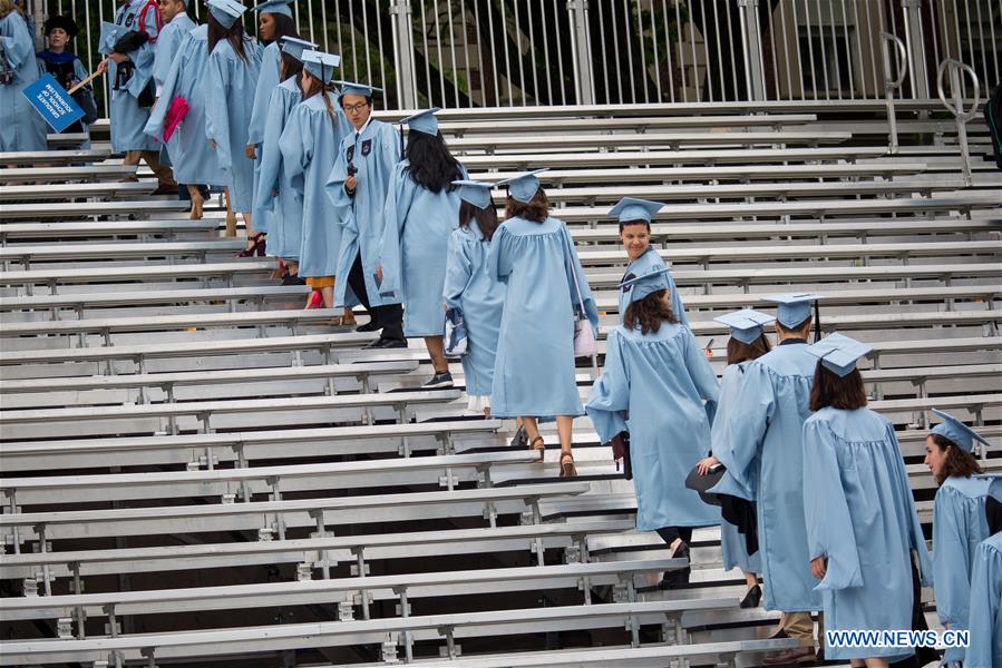 U.S.-NEW YORK-COLUMBIA UNIVERSITY-COMMENCEMENT CEREMONY