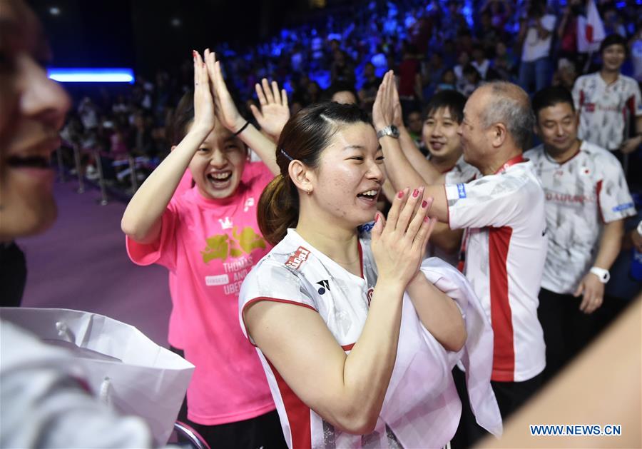 (SP)THAILAND-BANGKOK-BADMINTON-UBER CUP-FINAL