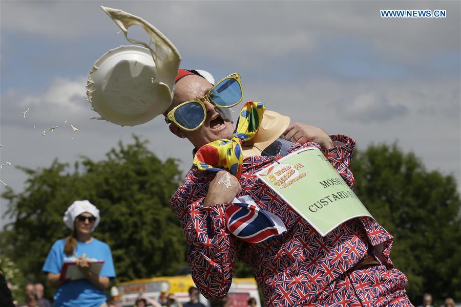 BRITAIN-KENT-CUSTARD PIE CHAMPIONSHIP