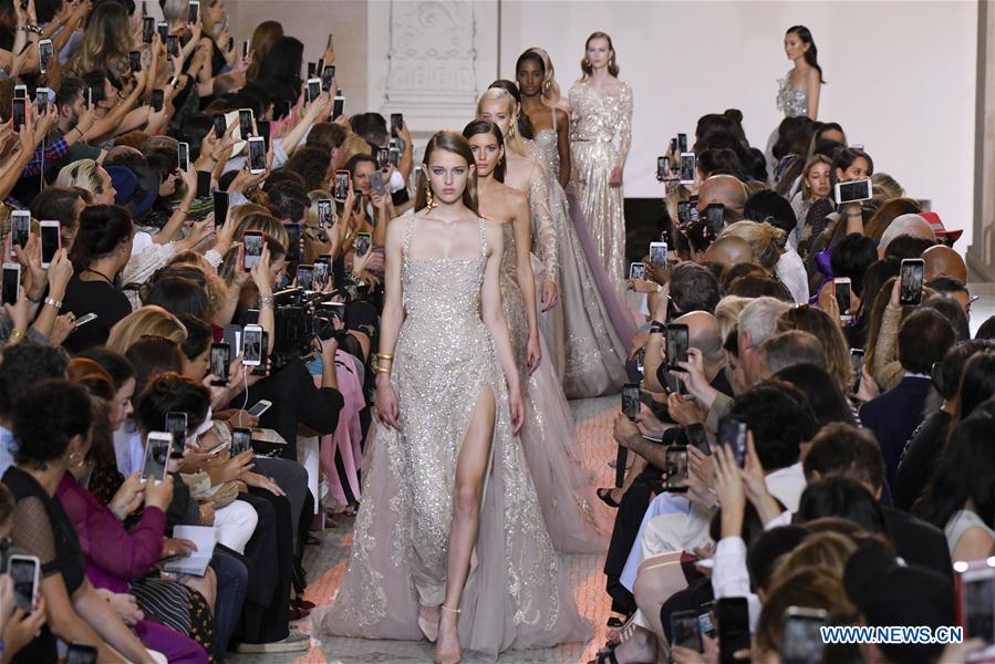 FRANCE-PARIS-FASHION-HAUTE COUTURE-ELIE SAAB