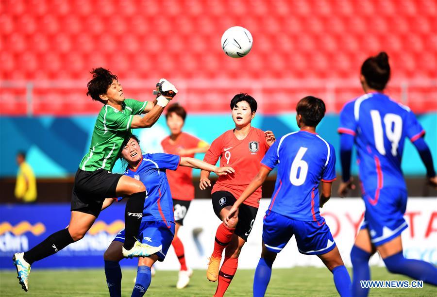 (SP)INDONESIA-PALEMBANG-ASIAN GAMES-FOOTBALL-SOUTH KOREA VS CHINESE TAIPEI