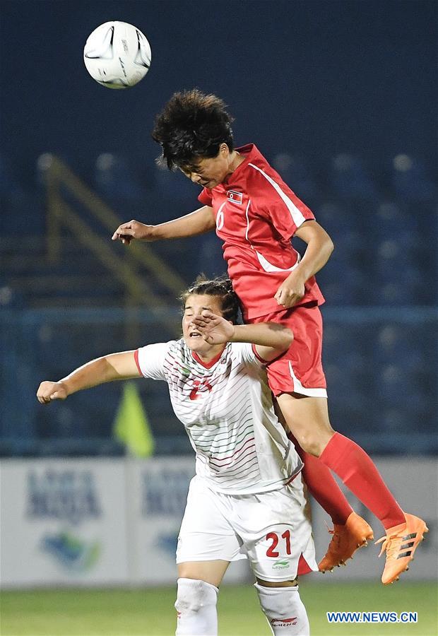 (SP)INDONESIA-PALEMBANG-ASIAN GAMES-WOMEN'S FOOTBALL-DPRK VS TAJIKISTAN