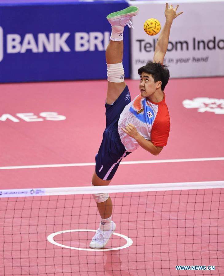 (SP)INDONESIA-PALEMBANG-ASIAN GAMES-SEPAKTAKRAW-MEN'S REGU