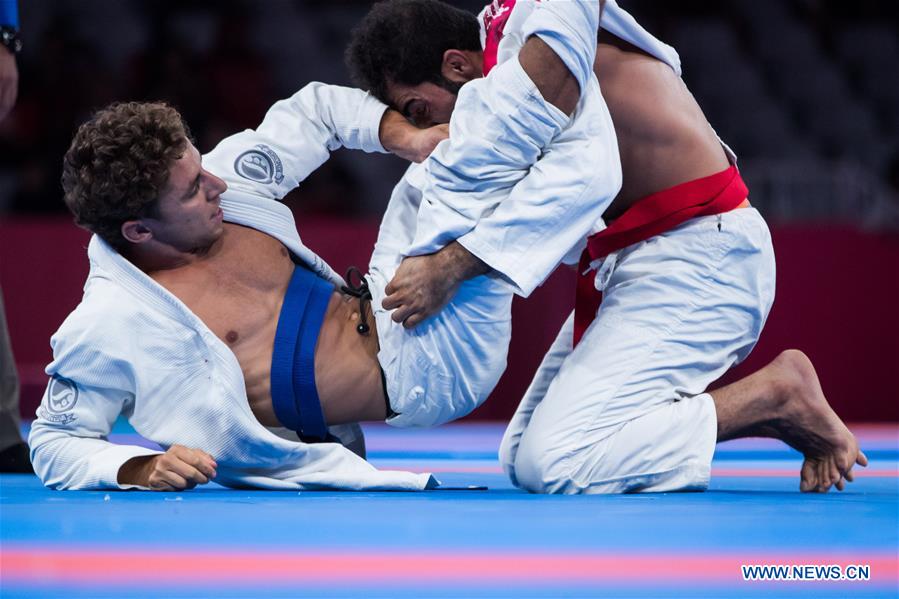 (SP)INDONESIA-JAKARTA-ASIAN GAMES-JU-JITSU-77KG