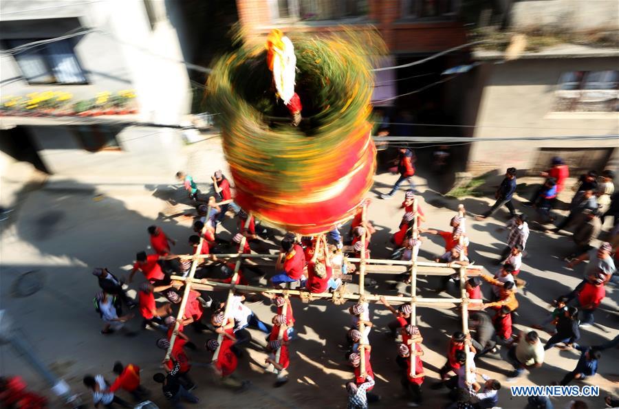 NEPAL-KATHMANDU-CULTURE-HADIGAUN FESTIVAL