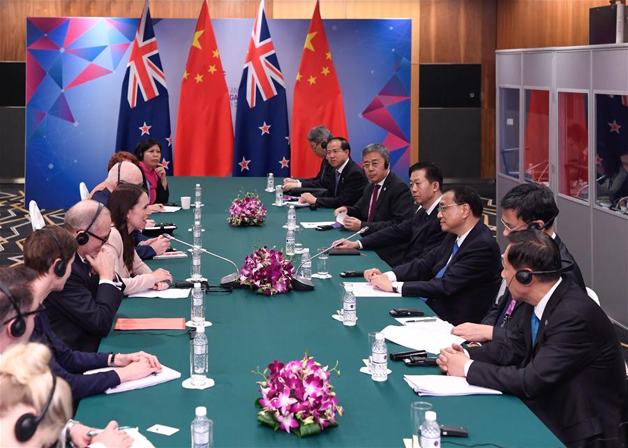 CHINA-LI KEQIANG-JACINDA ARDERN-MEETING (CN)