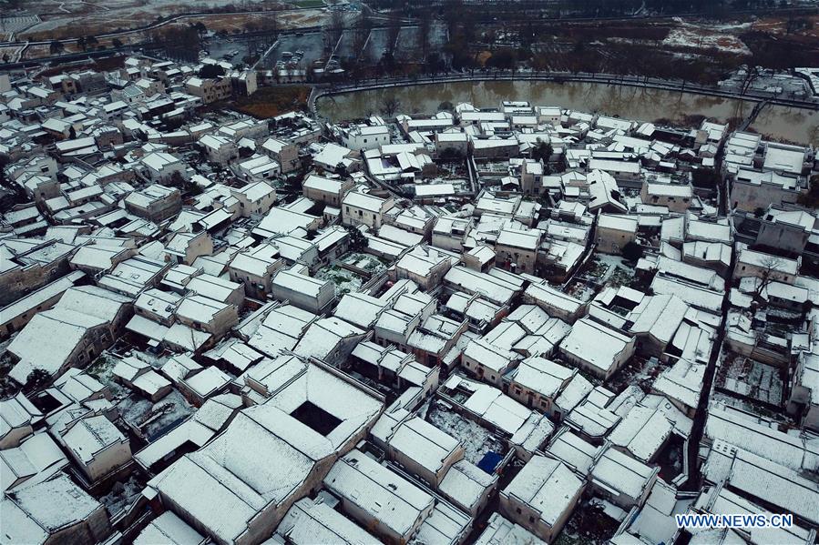 #CHINA-ANHUI-HONGCUN VILLAGE-SNOW (CN)