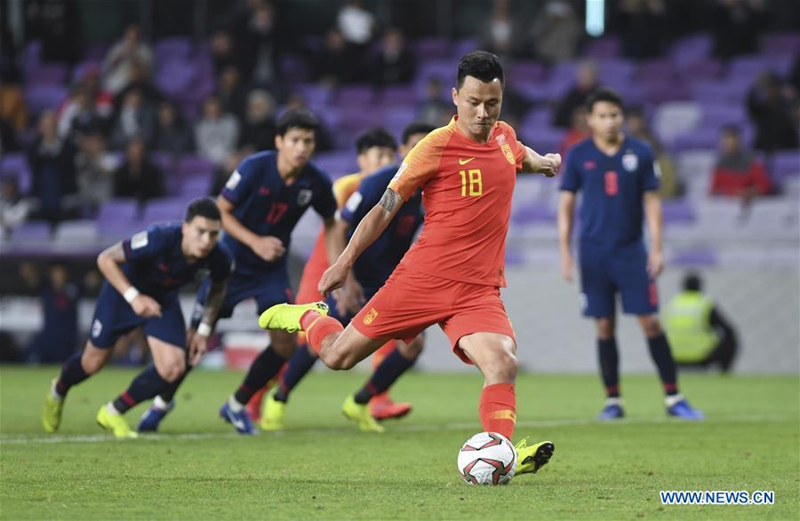 (SP)UAE-AL AIN-SOCCER-AFC ASIAN CUP 2019-CHN VS THA