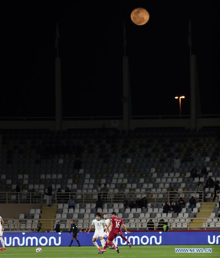 (SP)UAE-ABU DHABI-FOOTBALL-ASIAN CUP-QATAR-IRAQ