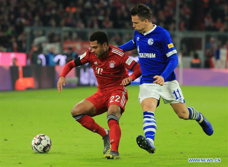 (SP)GERMANY-MUNICH-SOCCER-BUNDESLIGA-BAYERN MUNICH VS SCHALKE 04