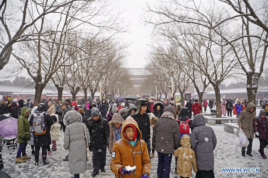 (InPalaceMuseum)CHINA-BEIJING-PALACE MUSEUM-SNOW (CN)