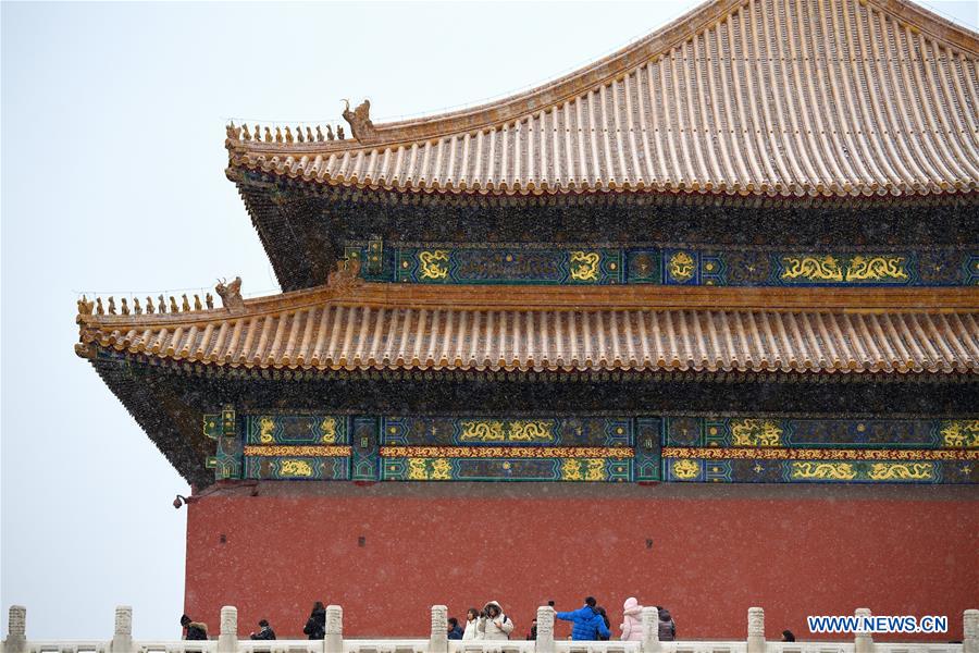 (InPalaceMuseum)CHINA-BEIJING-PALACE MUSEUM-SNOW (CN)