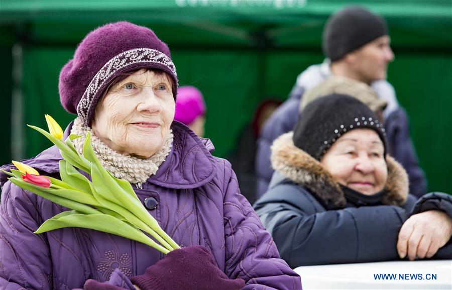 LATVIA-RIGA-WOMEN'S DAY