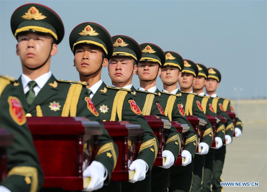 SOUTH KOREA-INCHEON-CHINESE MARTYRS' REMAINS-TRANSFER