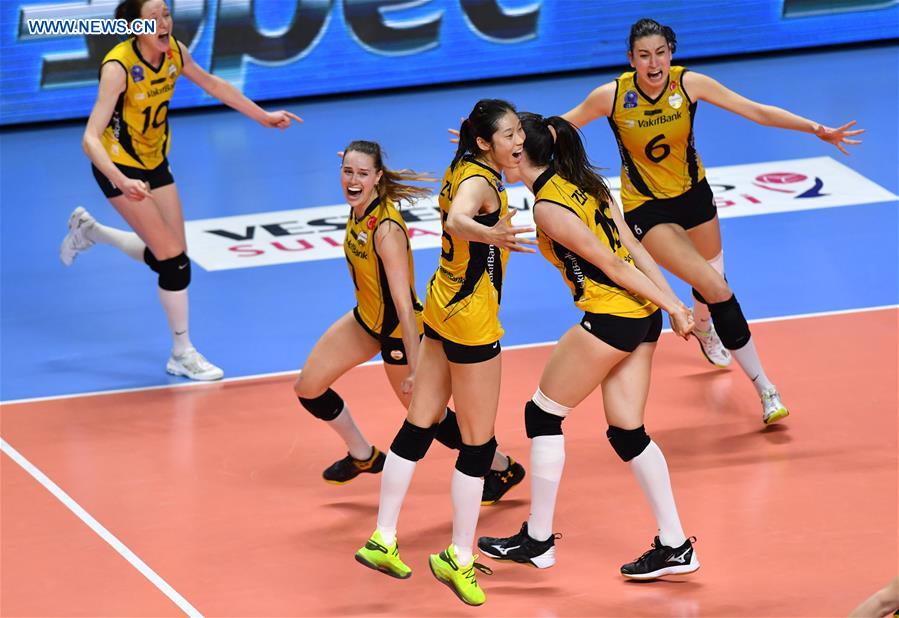 (SP)TURKEY-ISTANBUL-VOLLEYBALL-TURKISH WOMEN'S LEAGUE-FINAL