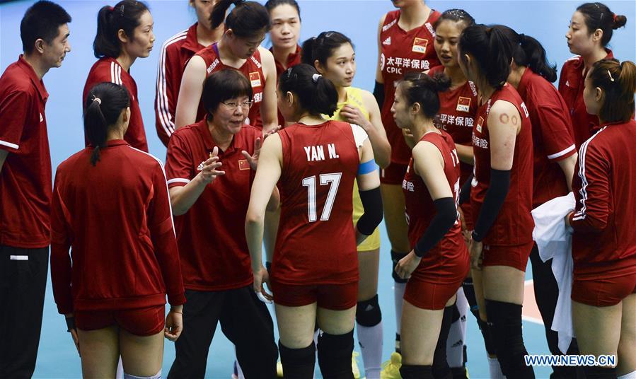 (SP)CHINA-MACAO-VOLLEYBALL-NATIONS LEAGUE-CHN VS THA