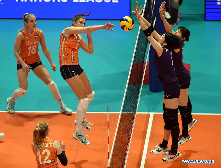 (SP)CHINA-HONG KONG-VOLLEYBALL-FIVB NATIONS LEAGUE-JAPAN VS NETHERLANDS