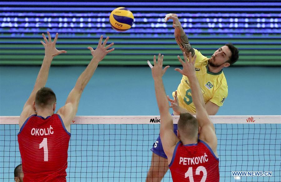 (SP)PORTUGAL-GONDOMAR-VOLLEYBALL-FIVB NATIONS LEAGUE-BRAZIL VS PORTUGAL