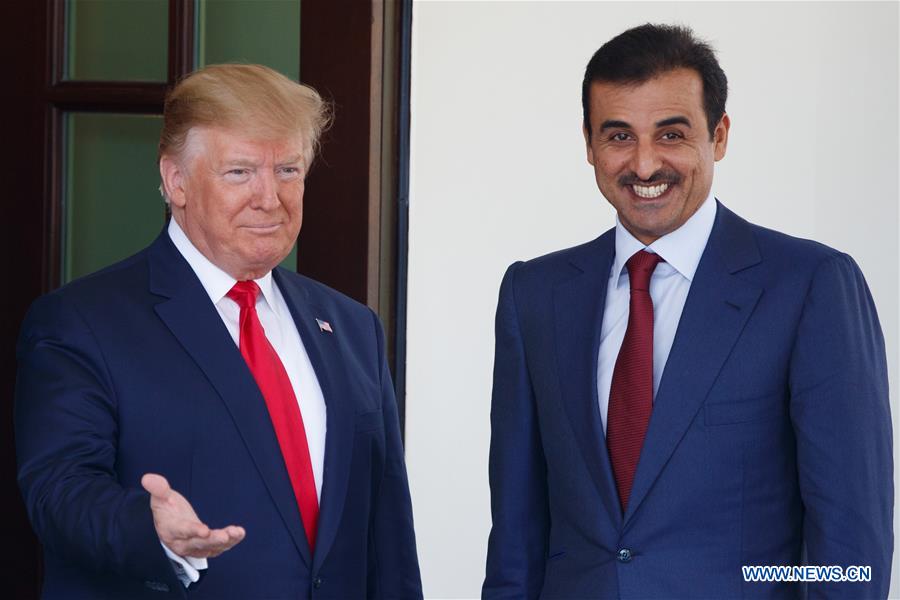  U.S.-WASHINGTON D.C.-TRUMP-QATAR-EMIR-MEETING