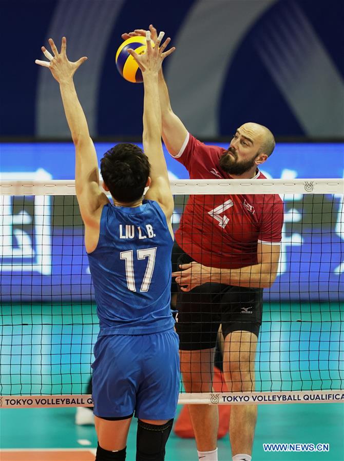 (SP)CHINA-NINGBO-FIVB-TOKYO VOLLEYBALL QUALIFICATION-CHN VS CAN (CN)