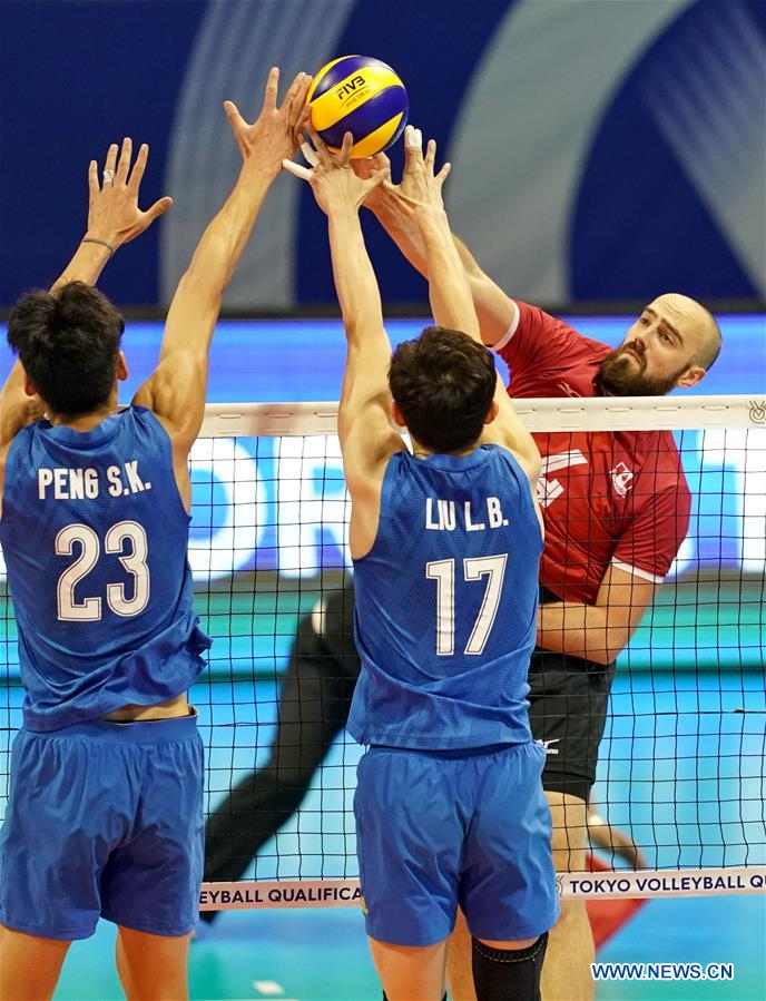 (SP)CHINA-NINGBO-FIVB-TOKYO VOLLEYBALL QUALIFICATION-CHN VS CAN (CN)