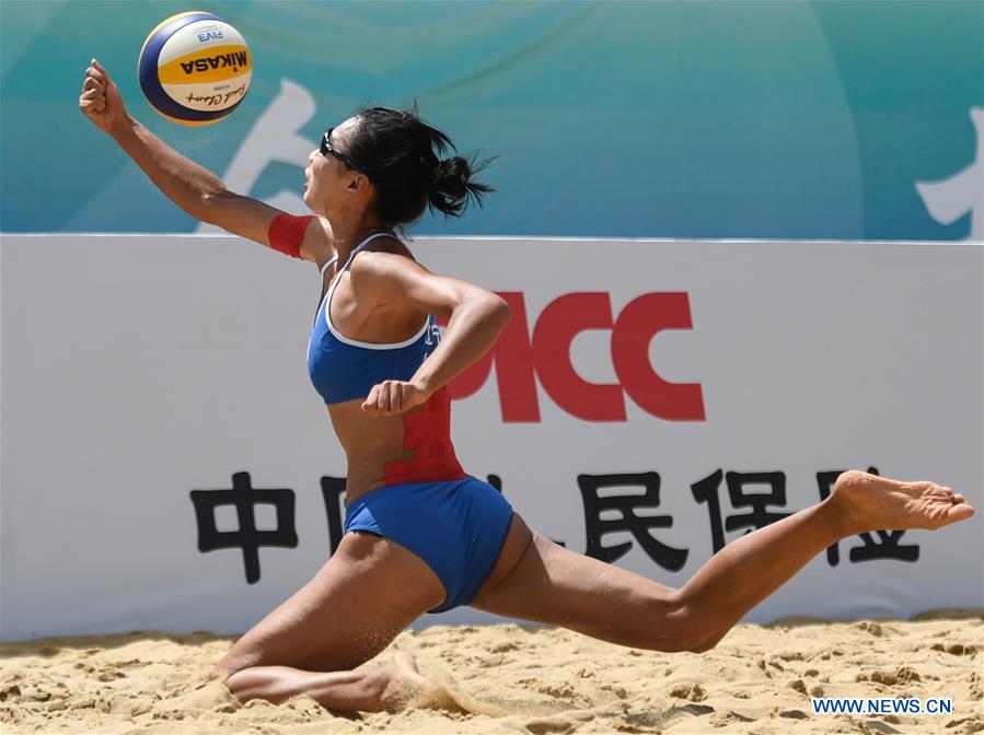 (SP)CHINA-TAIYUAN-2ND YOUTH GAMES-BEACH VOLLEYBALL (CN)