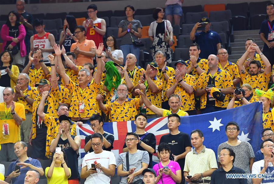 (SP)CHINA-DONGGUAN-BASKETBALL-FIBA WORLD CUP-GROUP H-AUSTRALIA VS CANADA (CN)