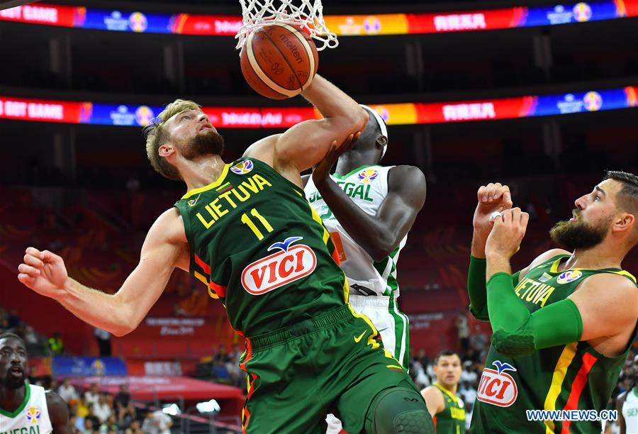 (SP)CHINA-DONGGUAN-BASKETBALL-FIBA WORLD CUP-GROUP H-LITHUANIA VS SENEGAL (CN)