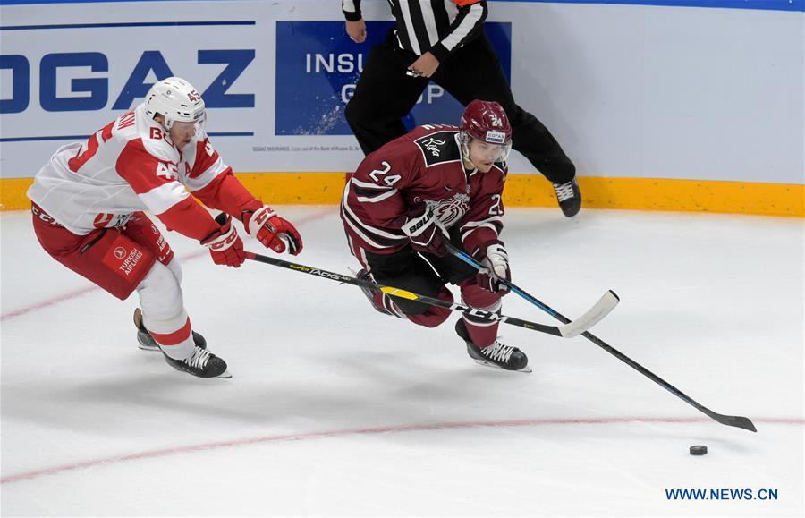 (SP)LATVIA-RIGA-ICE HOCKEY-KHL-DINAMO VS SPARTAK