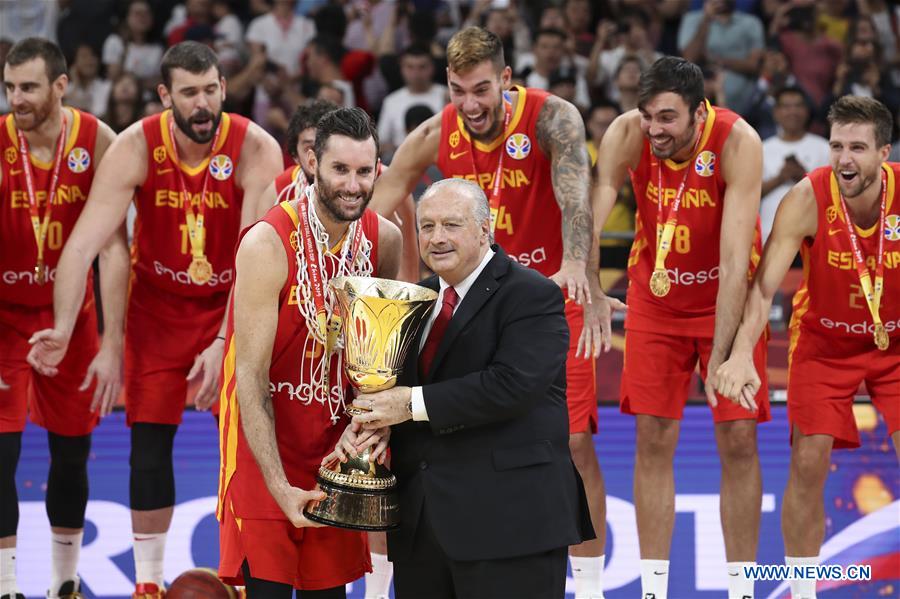 (SP)CHINA-BEIJING-BASKETBALL-FIBA WORLD CUP-ESP VS ARG (CN)