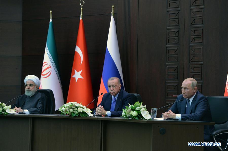 TURKEY-ANKARA-RUSSIA-IRAN-SUMMIT-SECURITY ISSUE IN SYRIA