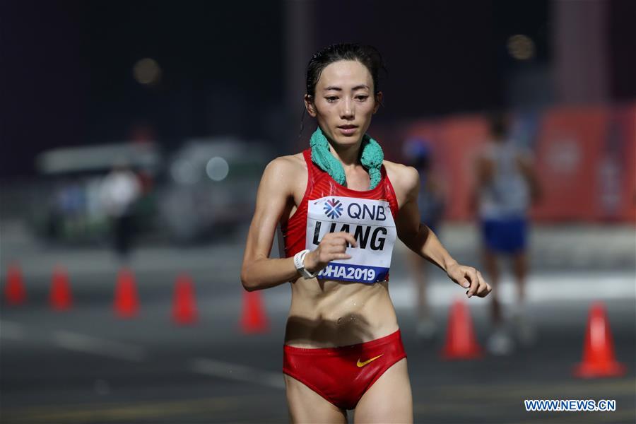 (SP)QATAR-DOHA-IAAF WORLD ATHLETICS CHAMPIONSHIPS-WOMEN'S 50KM RACE WALK 