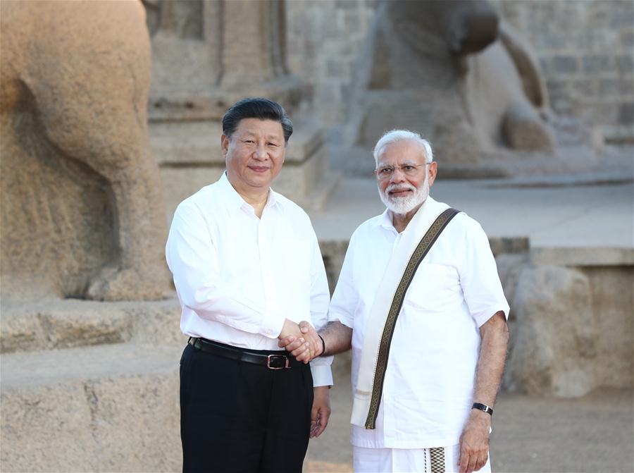 INDIA-CHENNAI-CHINA-XI JINPING-MODI-MEETING