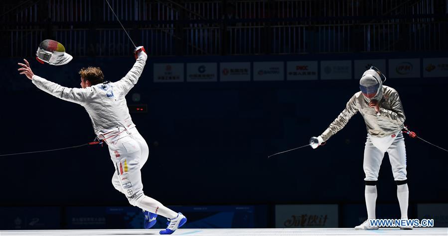 (SP)CHINA-WUHAN-7TH MILITARY WORLD GAMES-FENCING