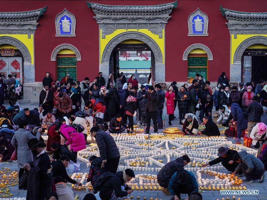 CHINA-QINGHAI-XINING-BUTTER LAMP FESTIVAL (CN)