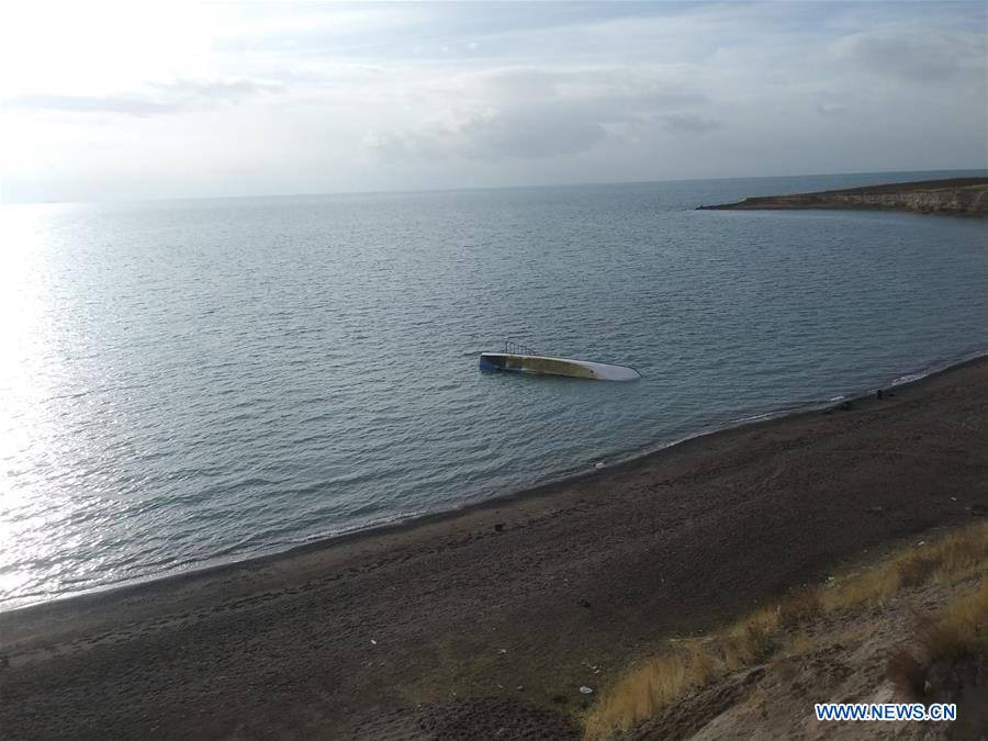 TURKEY-LAKE VAN-MIGRANT BOAT CAPSIZED