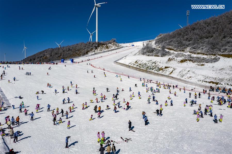 CHINA-HUBEI-WUFENG-WINTER SCENERY (CN)