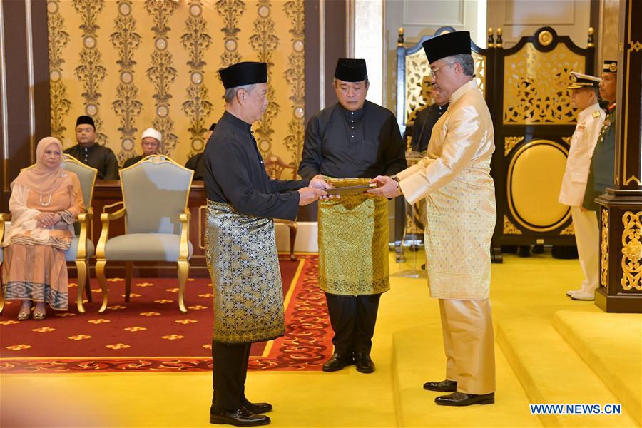 MALAYSIA-KUALA LUMPUR-NEW PM-SWORN IN