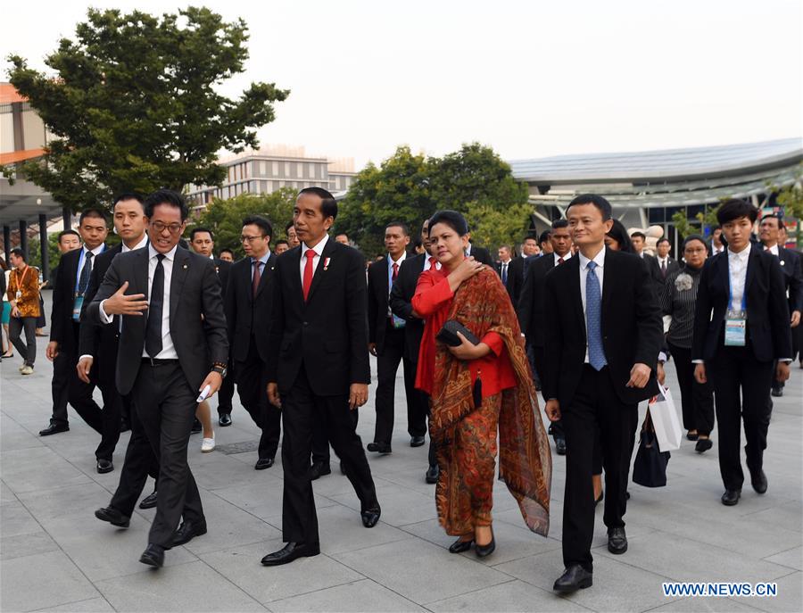 (G20 SUMMIT)CHINA-HANGZHOU-INDONESIAN PRESIDENT-ALIBABA-VISIT (CN)